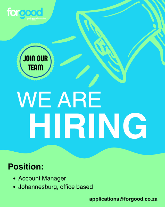 We're Hiring an Account Manager