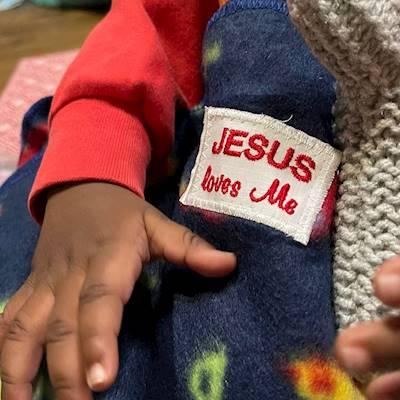 Babies at Life Choice with our blankets