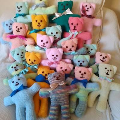 GWC Crafty Grans knitted toys