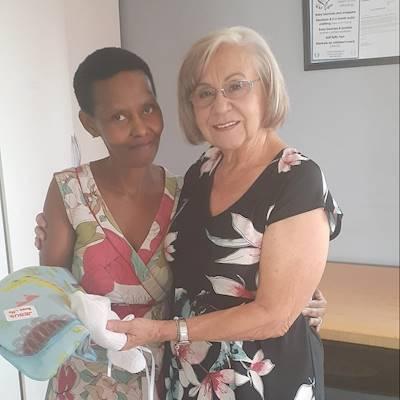 Granny Lorna visiting our office