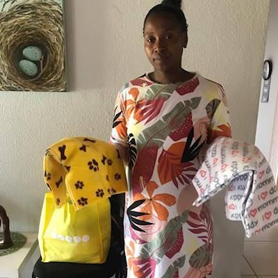Mom ready to go and have her baby