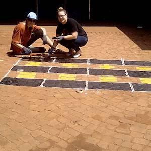 Maths Murals at Parktown Primary