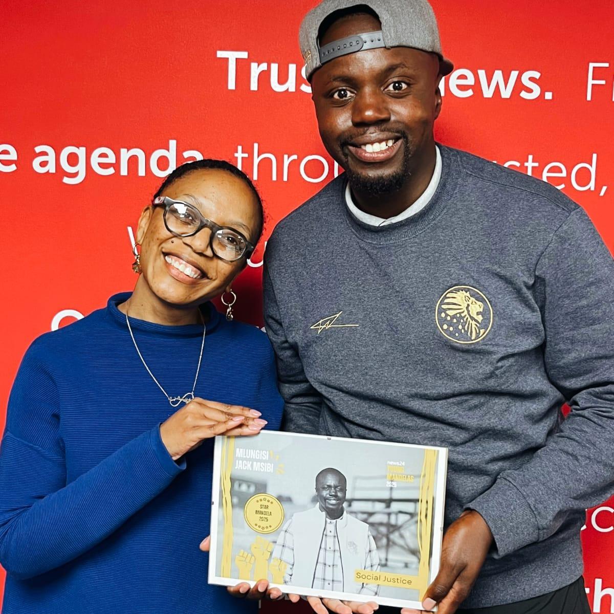 Celebrating Leadership: Mlungisi Msibi Wins Young Mandela Award on Mandela Day
