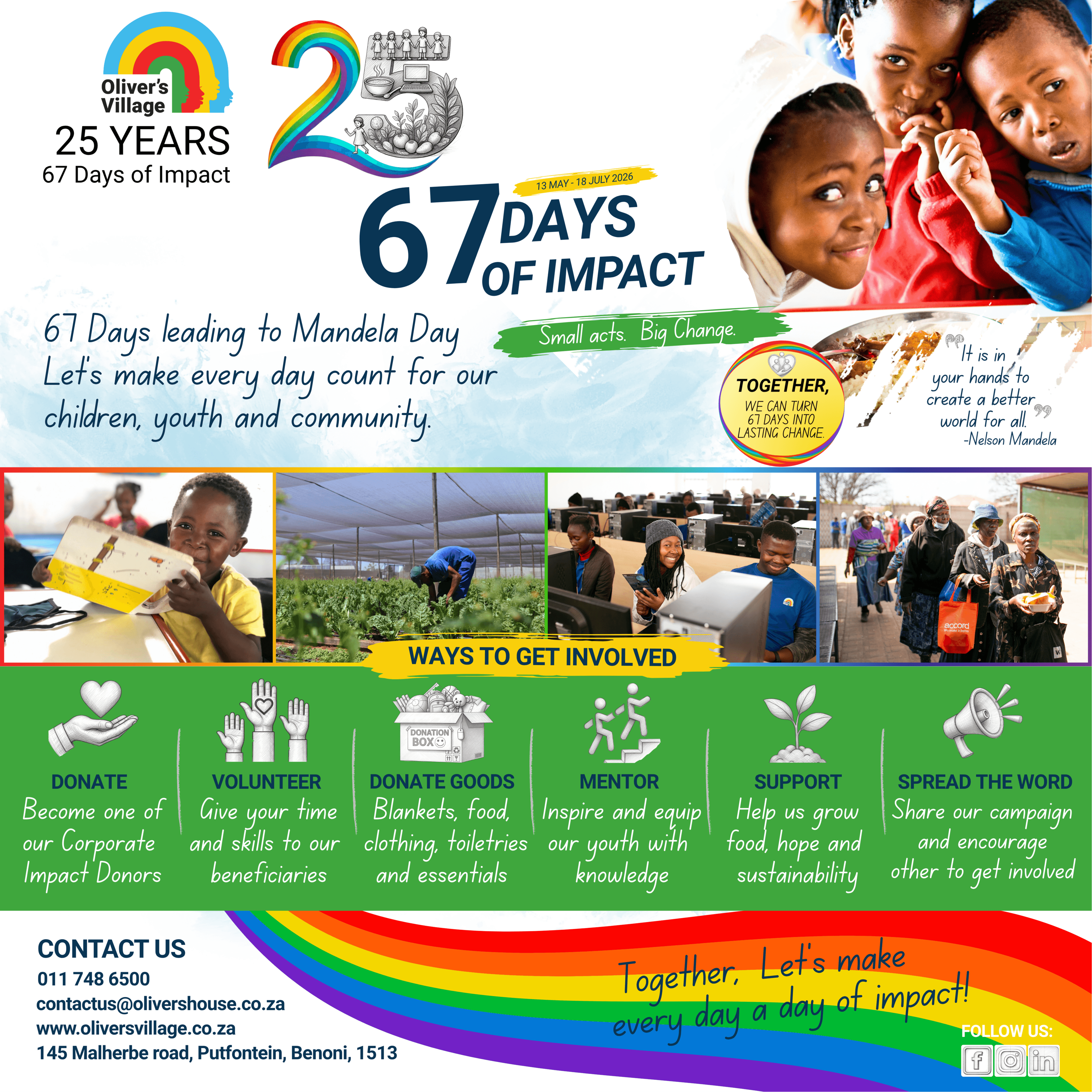 Celebrating 25 Years with 67 Days of Impact
