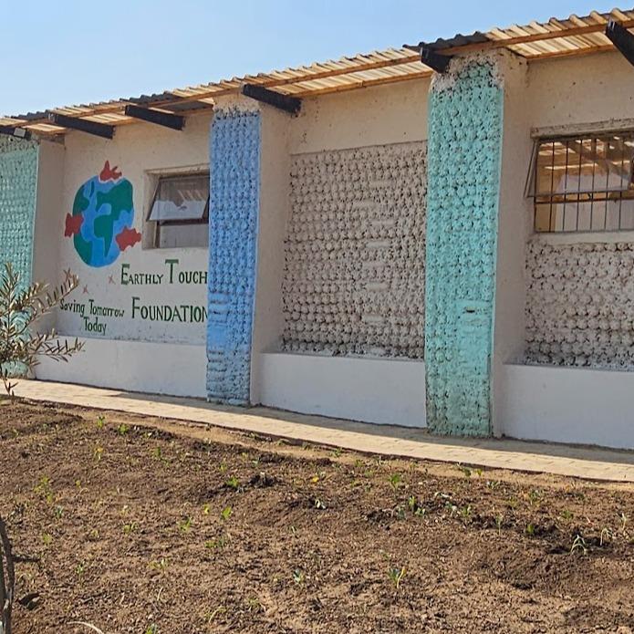 Thanking Earthly Touch Foundation for Building Classroom from Eco-bricks