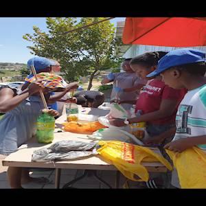 Launch of Eco-brick project. Construction of Eco-brick classroom Jan 2020