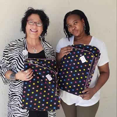 Innocentia receiving blankets and beanie